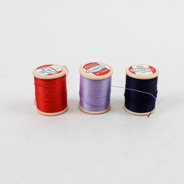 Lot of 11 Mixed Brand Sewing Thread Spools Clark's J&P Coats Craft