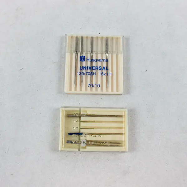 Mixed Lot Husqvarna 130/705H 70/10 + Ball Point Twin Needle Cases