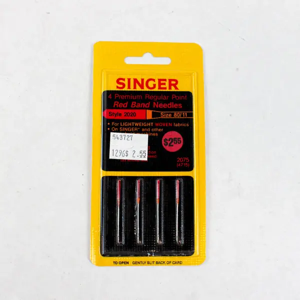 Lot of 6 Singer Sewing Machine Needle Packages Assorted Styles 2020 2045