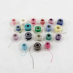 Lot of 19 Universal Plastic Sewing Machine Bobbins for Singer