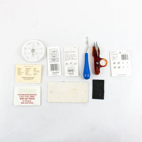Dritz Maxima Sewing Notions Lot Needles Snaps Kits Latch Hook Scissors Line