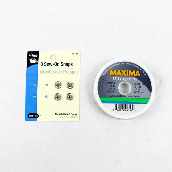 Dritz Maxima Sewing Notions Lot Needles Snaps Kits Latch Hook Scissors Line