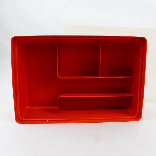 Tupperware Stow-N-Go Set 1421-4 Trays 1422-8 1423-3 Lid 291-14