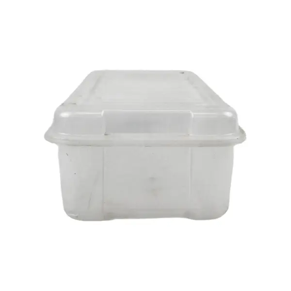 Vintage Rubbermaid Translucent Hinged Snap Storage Container 2282