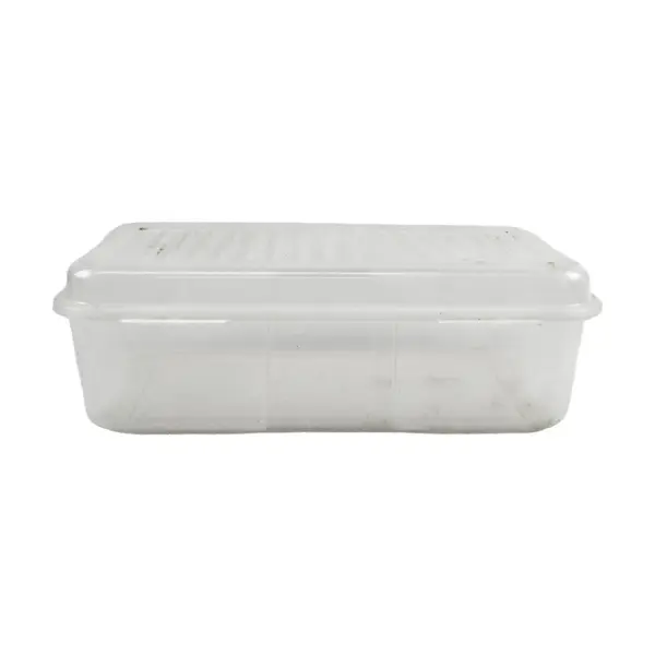 Vintage Rubbermaid Translucent Hinged Snap Storage Container 2282