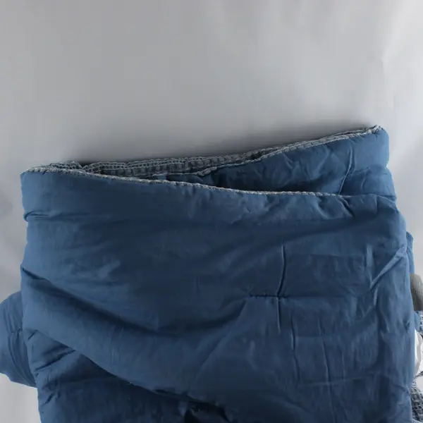 Nicole Miller Home Blue Waffle Comforter Set Full/Queen 3 Piece Shams