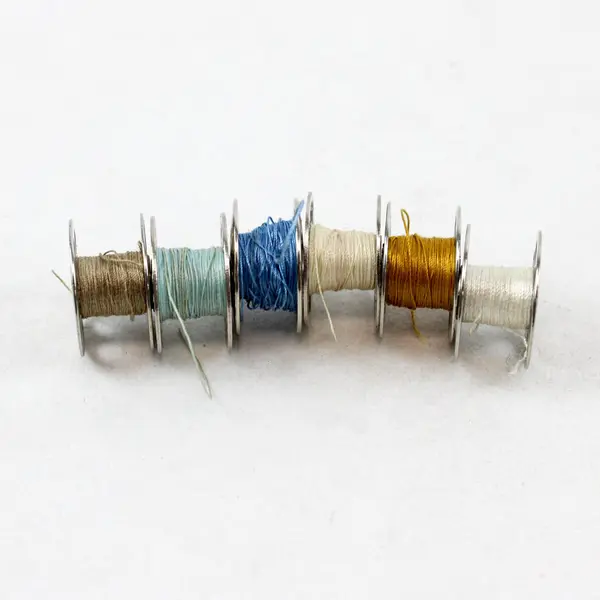 Lot of 15 Assorted Metal Sewing Machine Bobbins for Singer Kenmore