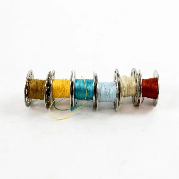 Lot of 15 Assorted Metal Sewing Machine Bobbins for Singer Kenmore