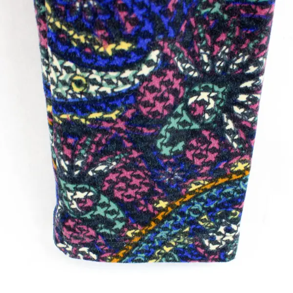 Unbranded Legging Black Colorful Pattern Women's Active Lounge Leggings XS-S