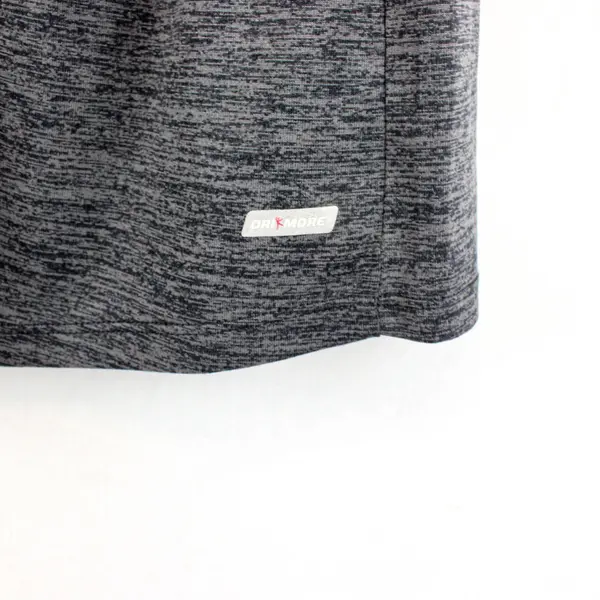 Danskin Now Grey/Black Women’s Active T-Shirt Semi-Fitted Size 2X(18W-20W) 
