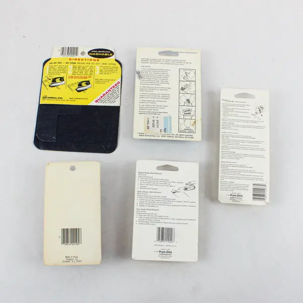 5 Pc Mixed Sewing Notions Lot Dritz Penn Touch Seber Fray Check Hem Tape
