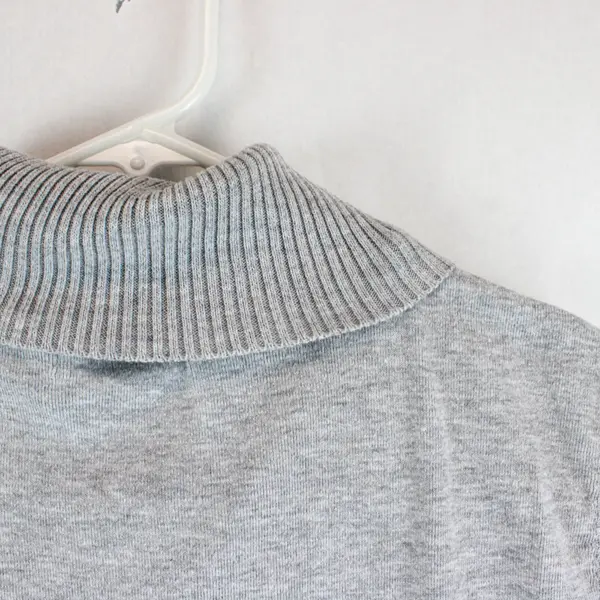 Carolyn Taylor Turtleneck Sweater Sleeveless Ladies Size XL Gray 