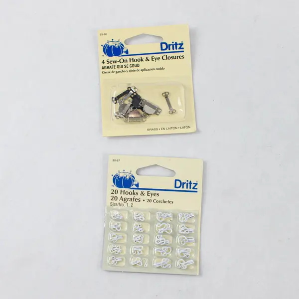 Lot of 7 Dritz Wrights Sewing Bias Tape Elastic Hooks Eyes Tracing