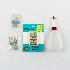 Lot of 3 Sewing Machine Accessories Kenmore Threader Oil Needles