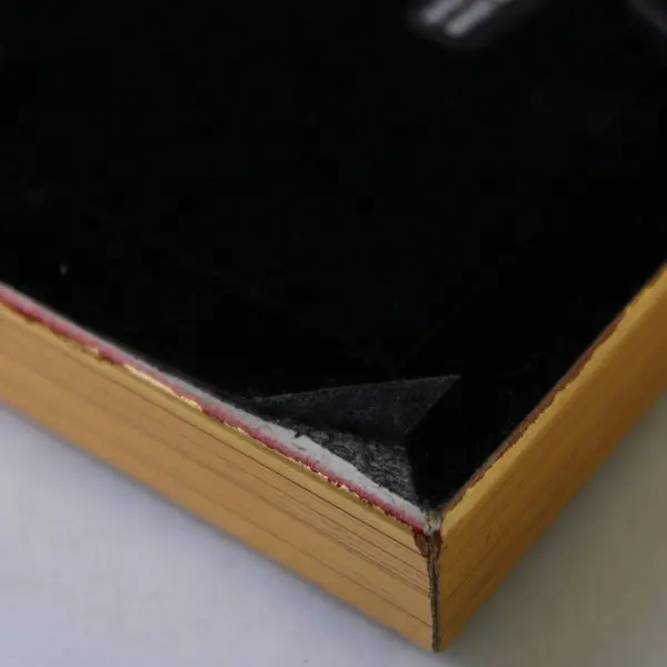 Fetco Gold Finish Ornate Bifold Tabletop Picture Frame 3.5"x5"