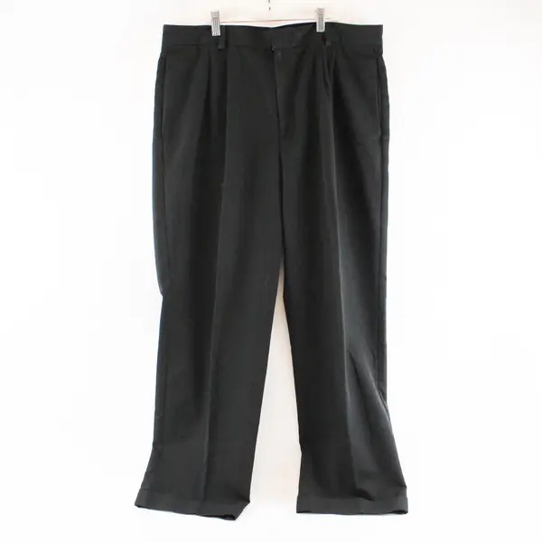 Dockers Men's Black Pleated Pants 36x29 Business Casual
