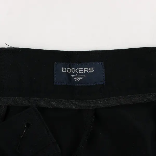 Dockers Men's Black Pleated Pants 36x29 Business Casual