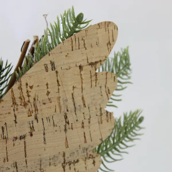 Buffalo Check Christmas Angel Tree Topper 13.5"