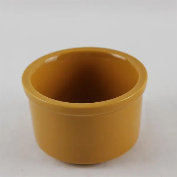 Cuisinart Set of 4 Mustard Yellow Ramekin Custard Cups 5 oz