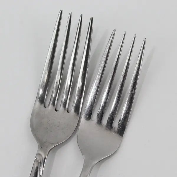 Lot of 2 Stainless Steel Dinner Forks Dorzel & Unknown Mixed Brand