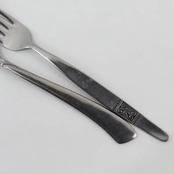 Lot of 2 Stainless Steel Dinner Forks Dorzel & Unknown Mixed Brand