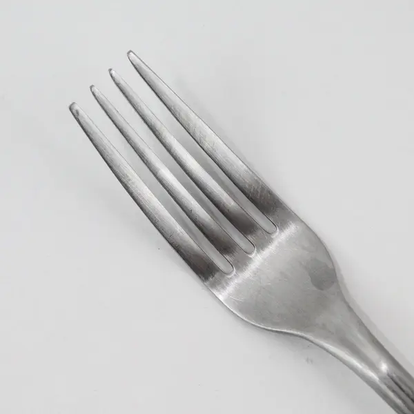 Lot of 2 Unbranded Stainless Steel Contemporary Salad Forks 7.5in