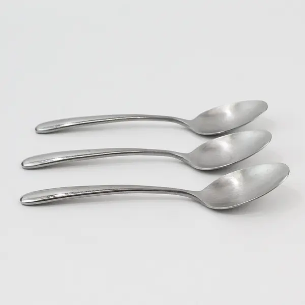 Lot of 3 Hampton Silversmiths Slope Pattern 7.75" SS Oval Soup Spoons
