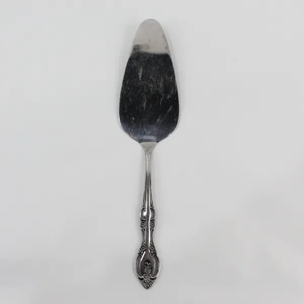 Marseilles Floral Stainless Pie Server 10.5" Used