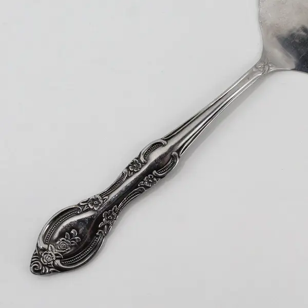 Marseilles Floral Stainless Pie Server 10.5" Used