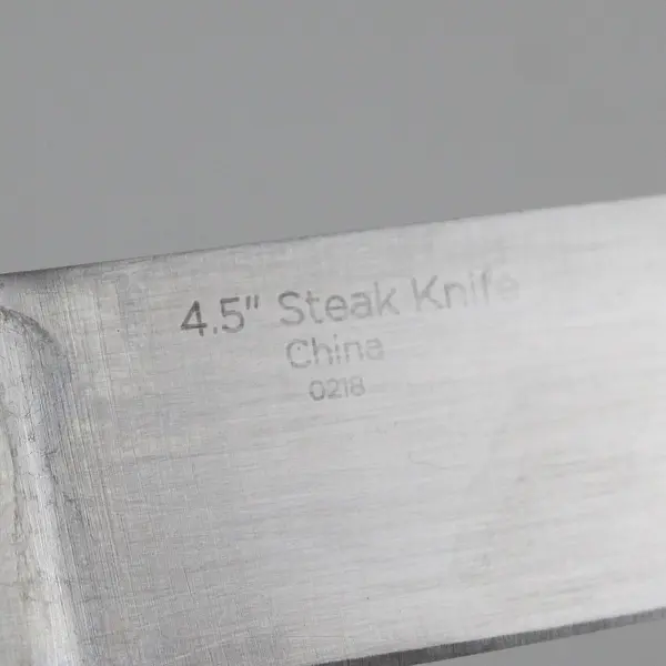 Lot of 3 Wolfgang Puck 4.5" Stainless Steel Steak Knives 9.25" Long Total