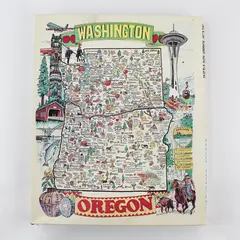 Great American Washington Oregon Jack McKie Puzzle Over 550 Pc 1977