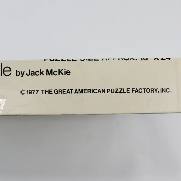 Great American Washington Oregon Jack McKie Puzzle Over 550 Pc 1977