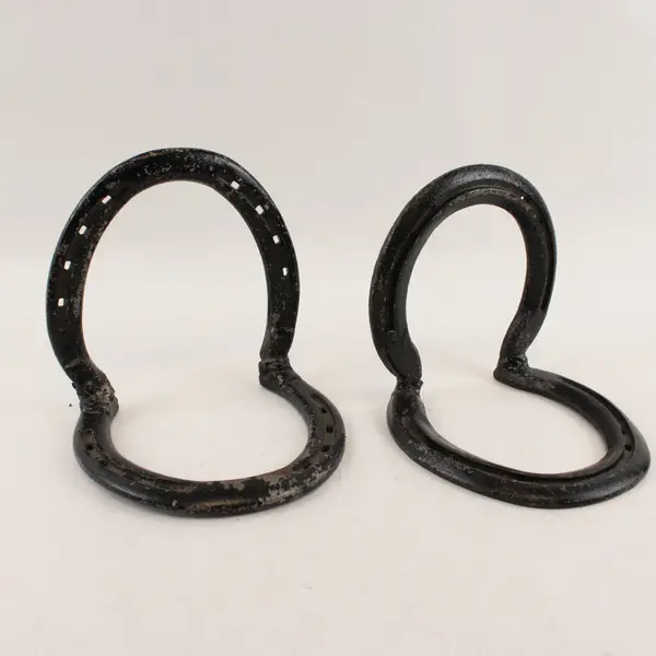 Set of St. Croix Forge Metal Horseshoe Bookends