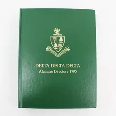 Delta Delta Delta Alumnae Directory 1995 Hardcover Greek Life
