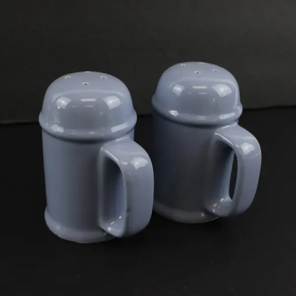 90s Vintage Salt & Pepper Shakers Fiesta Rangetop Periwinkle