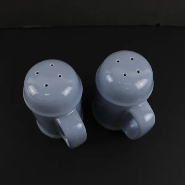 90s Vintage Salt & Pepper Shakers Fiesta Rangetop Periwinkle