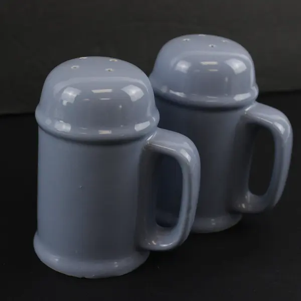 90s Vintage Salt & Pepper Shakers Fiesta Rangetop Periwinkle
