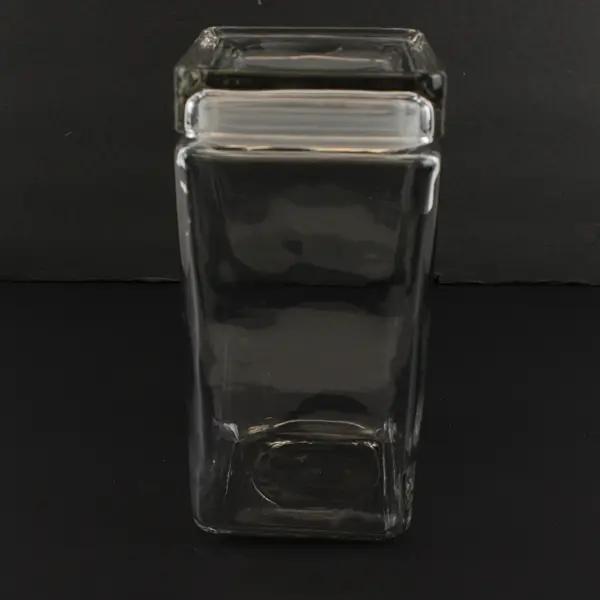 Vintage Federal Glass Jar Canister Refrigerator Food Storage Container