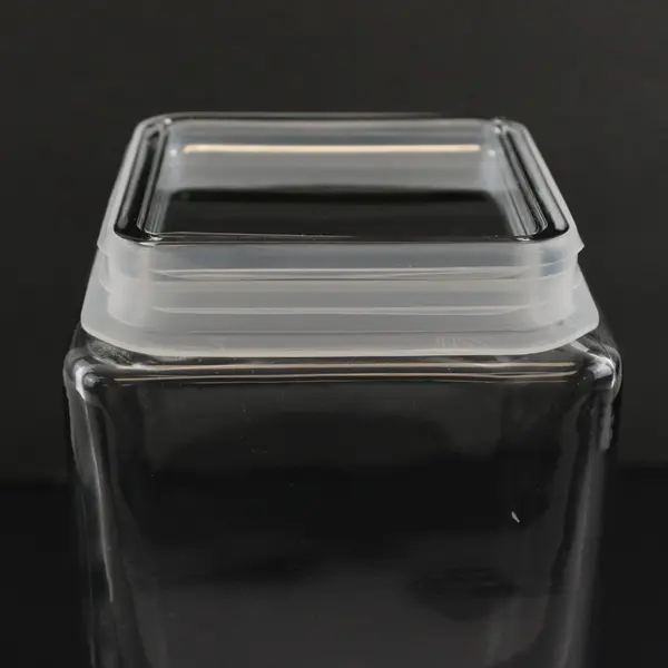 Vintage Federal Glass Jar Canister Refrigerator Food Storage Container