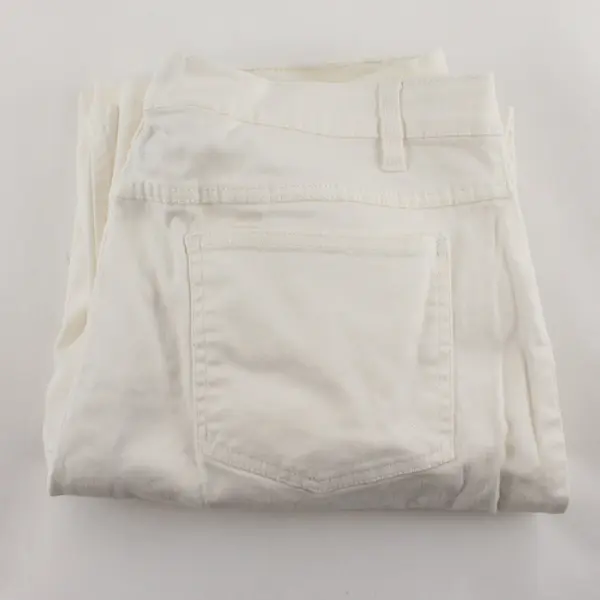 Venezia White Stretch Straight-Leg Pants Women's Size 18W