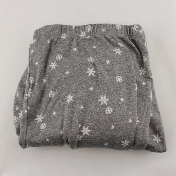Secret Treasures Snowflake Pattern Gray Pajama Pants Women's 2X 18W-20W