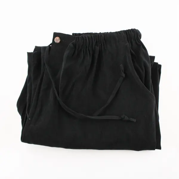 White Stag Black Drawstring Stretch Pants Women's 18W/20W
