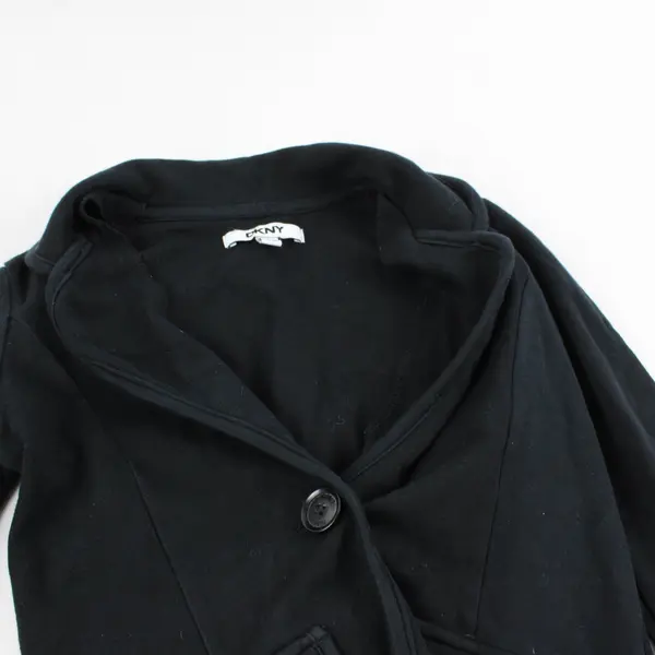 DKNY Black Single Button Jacket Girls' Size Large