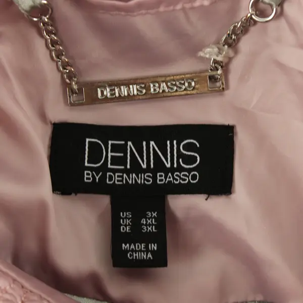 Dennis by Dennis Basso Pale Pink Quilted Zip-Up Jacket Women's 3X
