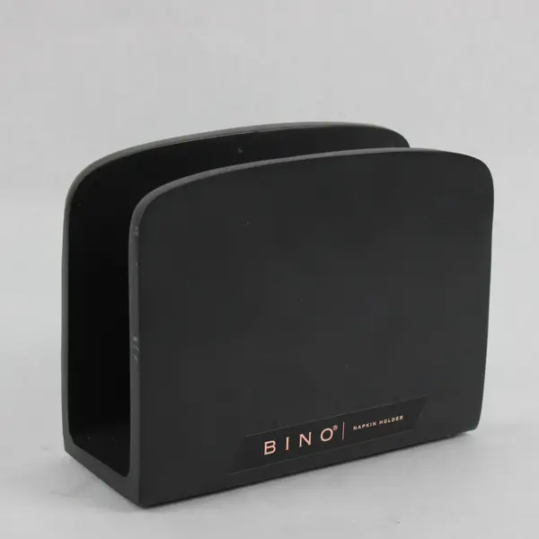 BINO Black Plastic Napkin Holder for Dinner Table