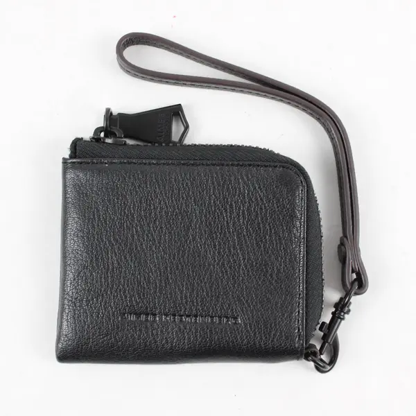 Aimee Kestenberg Black Leather Ava Wristlet Wallet