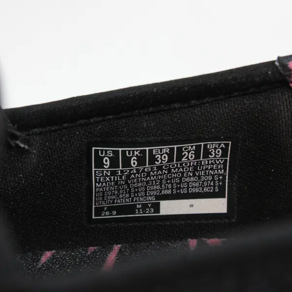 Skechers Black and Pink Slip-Ins Go Walk Memory Foam Shoes Women's 9