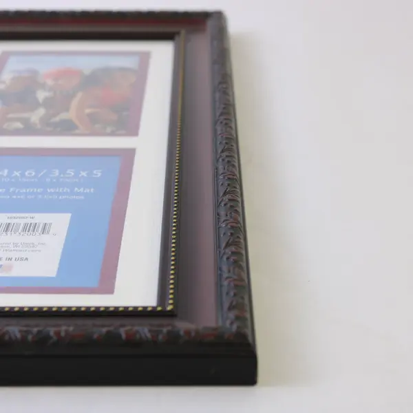 Mainstays Home Brushed Bronze Brown Collage Picture Frame 2 3.5x5 or 4x6 Photos