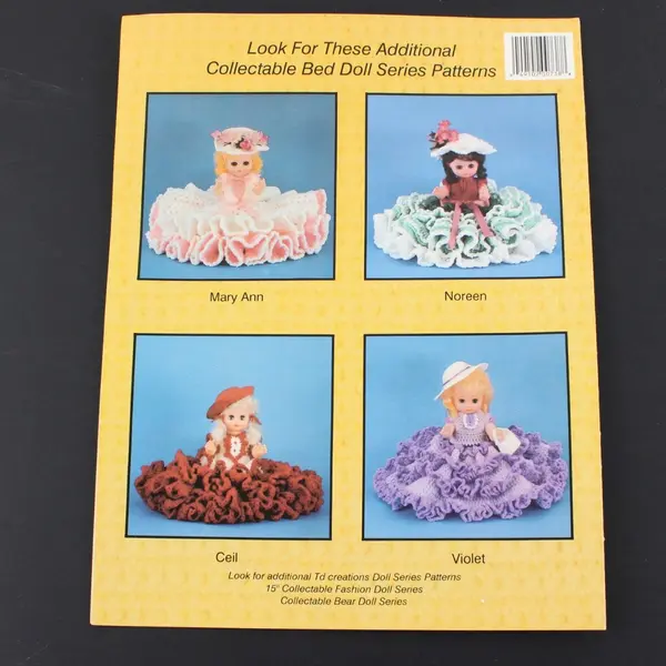 TD Creations Violet Crochet Bed Doll Pattern Leaflet BED-738 Collectable