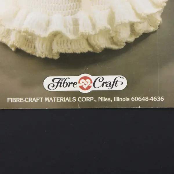 Fibre Craft Cinderella FCM163 Pillow Doll & Bed Doll Dress Crochet Pattern